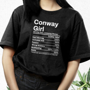 Conway Girl Arkansas Nutrition Facts 90S Trendy T Shirt 2 Conway Girl Arkansas Nutrition Facts 90S Trendy T Shirt 3