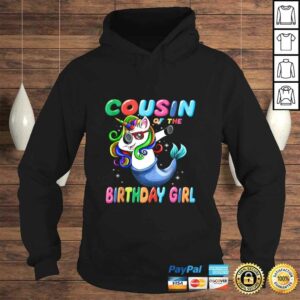 Cousin of the Unicorn Birthday Girl Shirt Mermaid Matching V-Neck T-Shirt 3 Cousin of the Unicorn Birthday Girl Shirt Mermaid Matching V Neck T Shirt 4