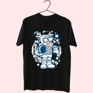 Cow Astronaut Funny Graphic T Shirt 3 Cow Astronaut Funny Graphic T Shirt 4