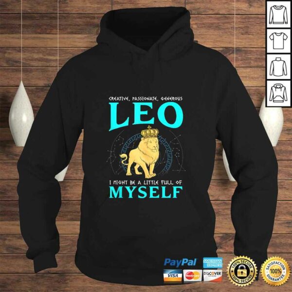 Creative Passionate Generous Leo Astrology Zodiac T-shirt