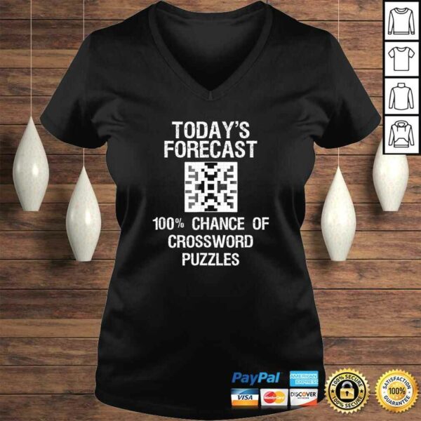 Crossword Puzzle Shirt Gift – Funny Today’s Forecast