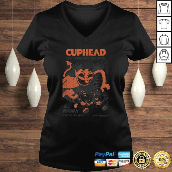 Cuphead Mugman Running From The Devil Graphic TShirt