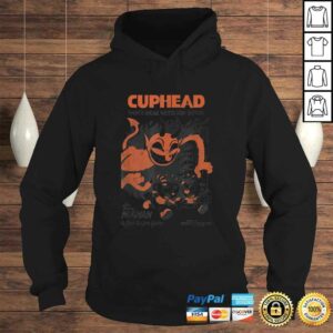 Cuphead Mugman Running From The Devil Graphic TShirt 3 Cuphead Mugman Running From The Devil Graphic TShirt 4