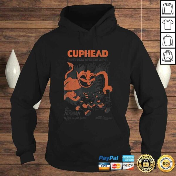 Cuphead Mugman Running From The Devil Graphic TShirt