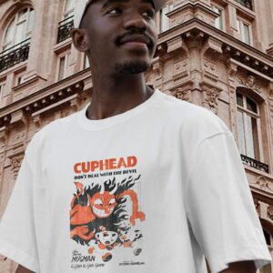 Cuphead Retro Devil Deal Casual T Shirt 3
