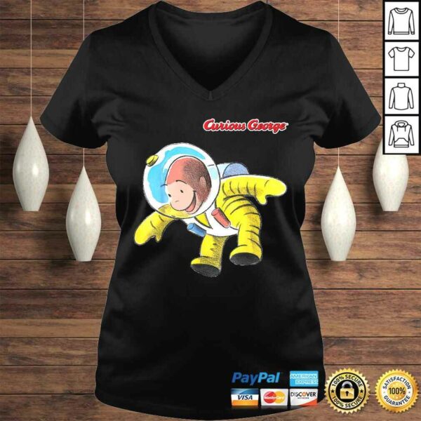 Curious George Happy Astronaut PortraiTee Shirt