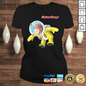 Curious George Happy Astronaut PortraiTee Shirt 2 Curious George Happy Astronaut PortraiTee Shirt 3