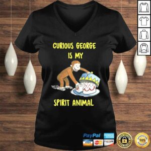 Curious George My Spirit Animal Eating Cake Graphic Shirt