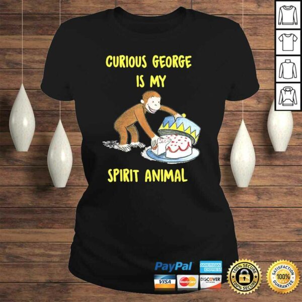 Curious George My Spirit Animal Eating Cake Graphic Shirt