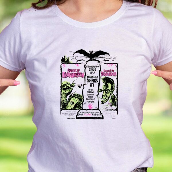 Curse Of Frankenstein Hammer Horror Casual T Shirt