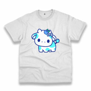 Cute Blueberry Cow Japan Style Trendy Casual T Shirt Cute Blueberry Cow Japan Style Trendy Casual T Shirt
