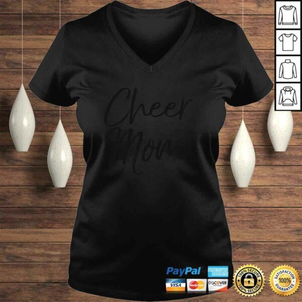 Cute Cheerleader Mother Apparel Gift for Women Cheer Mom Pullover Hoodie