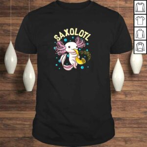 Cute & Funny Saxolotl Adorable Sax Playing Axolotl Animal Pullover Hoodie Cute & Funny Saxolotl Adorable Sax Playing Axolotl Animal Pullover Hoodie