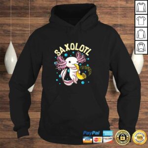 Cute & Funny Saxolotl Adorable Sax Playing Axolotl Animal Pullover Hoodie 3 Cute Funny Saxolotl Adorable Sax Playing Axolotl Animal Pullover Hoodie 4