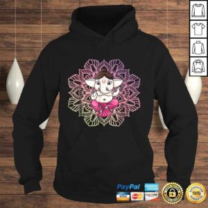 Cute Ganesh Tee - Ganesha in Lotus Meditation Mandala Shirt 3 Cute Ganesh Tee Ganesha in Lotus Meditation Mandala Shirt 4