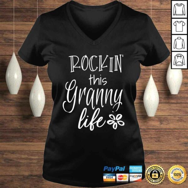 Cute Granny Gift from Grandkids Rockin This Granny Life Shirt