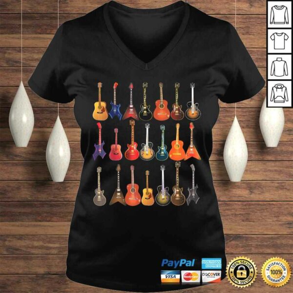 Cute Guitar Rock N Roll Musical Instruments Shirt Gift