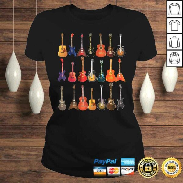 Cute Guitar Rock N Roll Musical Instruments Shirt Gift