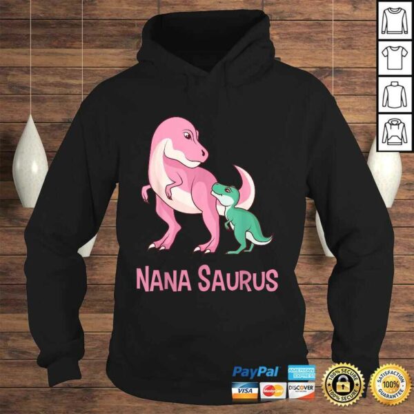 Cute Nana Saurus Nanasaurus Dinosaur Gift for Grandmother Shirt