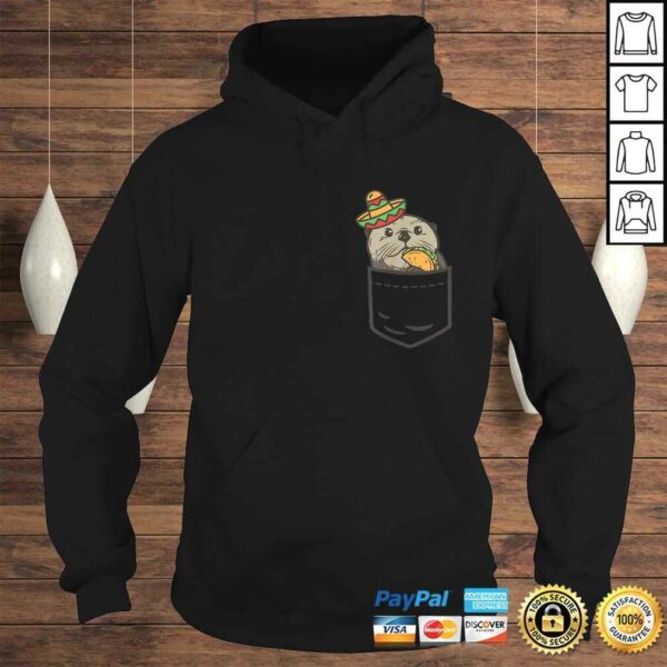 Cute Pocket Otter Cinco De Mayo Shirt Mexican Animal Taco Shirt