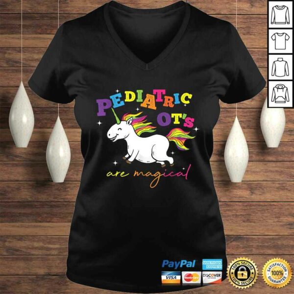 Cute Rainbow Unicorn Pediatric OT Occupational Therapy TShirt