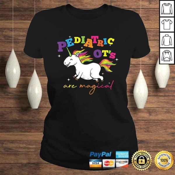 Cute Rainbow Unicorn Pediatric OT Occupational Therapy TShirt