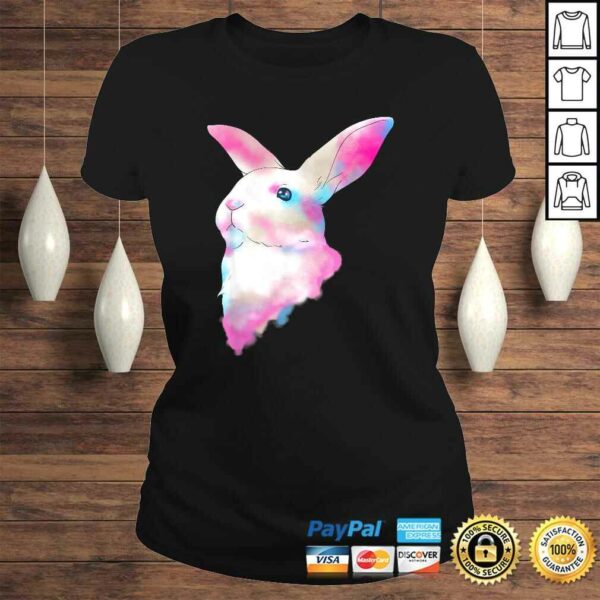 Cute Space Rainbow Gaussian Blur Rabbit Galactic Bunny TShirt