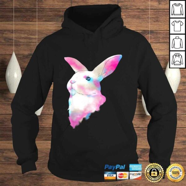 Cute Space Rainbow Gaussian Blur Rabbit Galactic Bunny TShirt