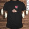 Cute Vintage Hedgehog & Flower ArShirt & Gift
