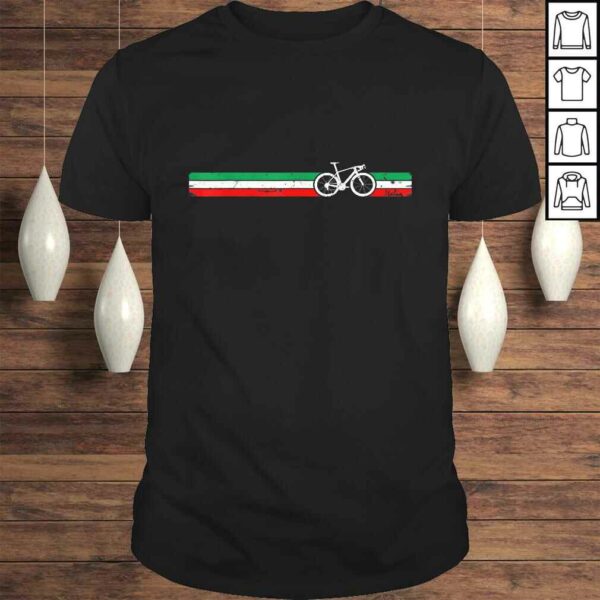 Cyclist Flag Italy Shirt Italian Bike Racing Cycling Tee T-Shirt