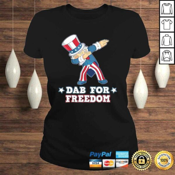 Dab For Freedom Shirt Dabbing Uncle Sam 4th of July Shirt