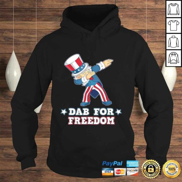 Dab For Freedom Shirt Dabbing Uncle Sam 4th of July Shirt