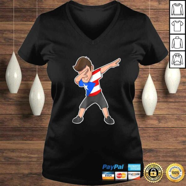 Dabbing Boy Puerto Rico Shirt Puerto Rican Flag Shirt