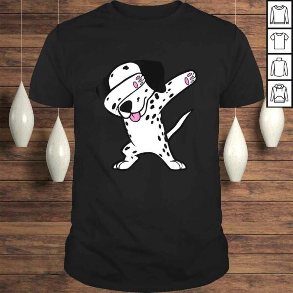 Dabbing Dalmatian Shirt Funny Dalmation Dog Dab Dance Shirt