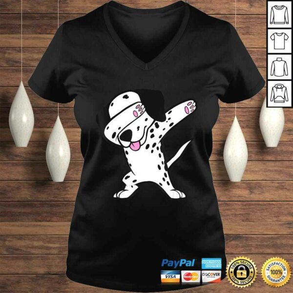 Dabbing Dalmatian Shirt Funny Dalmation Dog Dab Dance Shirt