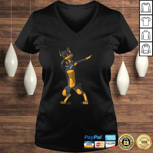 Dabbing Doberman Shirt Funny Doberman Dog Dab