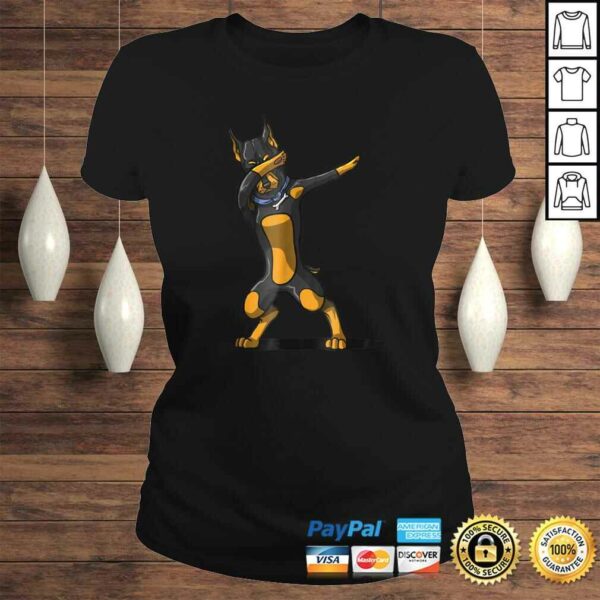 Dabbing Doberman Shirt Funny Doberman Dog Dab