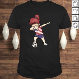 Dabbing Soccer Girl United States Jersey Shirt USA Football Dabbing Soccer Girl United States Jersey Shirt USA Football