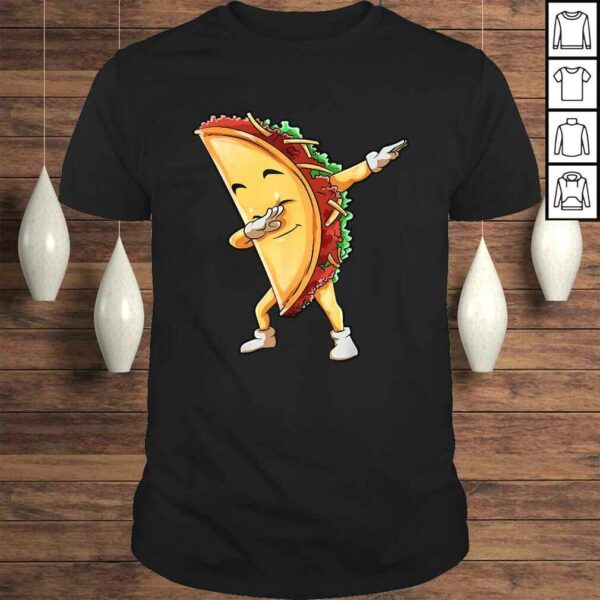 Dabbing Taco Funny Cinco de Mayo Mexican Men Food Lover Dab TShirt