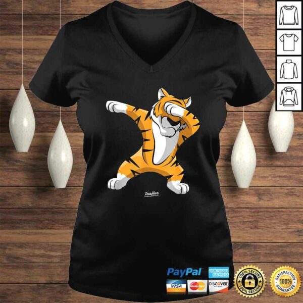 Dabbing Tiger Dab Tiger Safari Funny Tiger Animal Gift TShirt