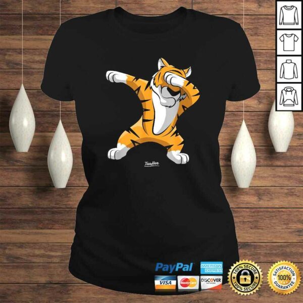 Dabbing Tiger Dab Tiger Safari Funny Tiger Animal Gift TShirt