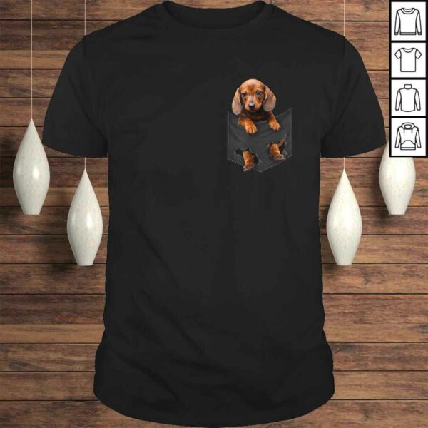 Dachshund in My PockeShirt Dachshund Shirt Weiner Dog TShirt