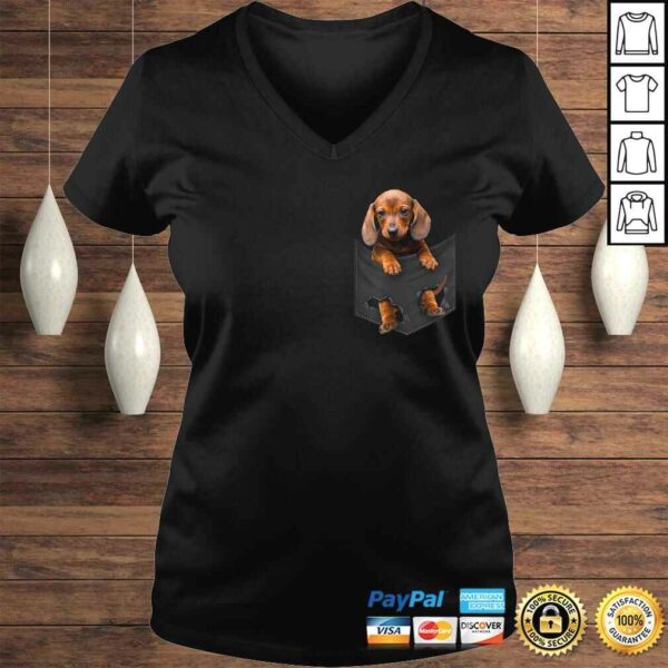 Dachshund in My PockeShirt Dachshund Shirt Weiner Dog TShirt