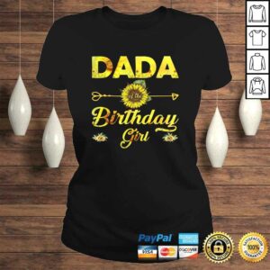 Dada Of The Birthday Girl Shirt Dad Sunflower Gift Top 2 Dada Of The Birthday Girl Shirt Dad Sunflower Gift Top 3