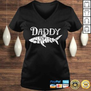Daddy Shark Shirt Fathers Day Gifts Family Matching Dad