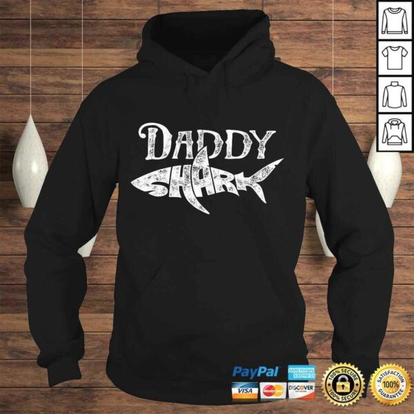 Daddy Shark Shirt Fathers Day Gifts Family Matching Dad