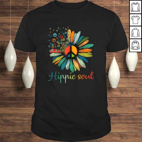 Daisy Peace Sign Hippie Soul Shirt Flower Lovers Tee T-Shirt