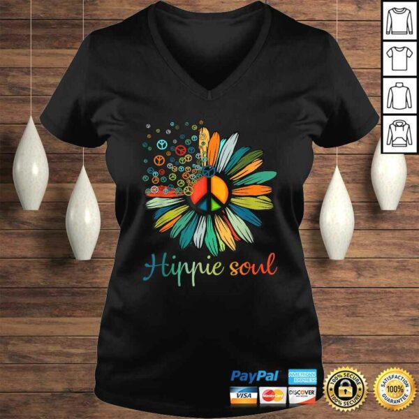 Daisy Peace Sign Hippie Soul Shirt Flower Lovers Tee T-Shirt