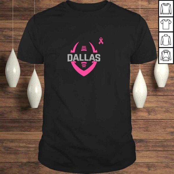 Dallas Football Breast Cancer Awareness Hoodie Top