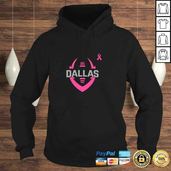 Dallas Football Breast Cancer Awareness Hoodie Top